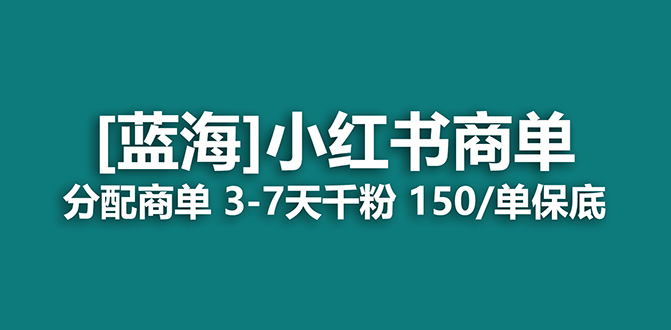 2023蓝海项目，小红书商单，快速千粉，长期稳定，最强蓝海没有之一|冰针科技