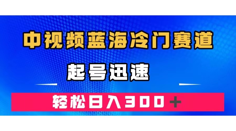 中视频蓝海冷门赛道，韩国视频奇闻解说，起号迅速，日入300＋|冰针科技