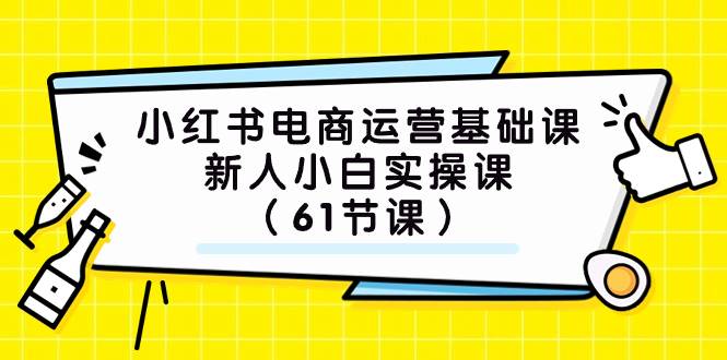 小红书电商运营基础课，新人小白实操课（61节课）|冰针科技