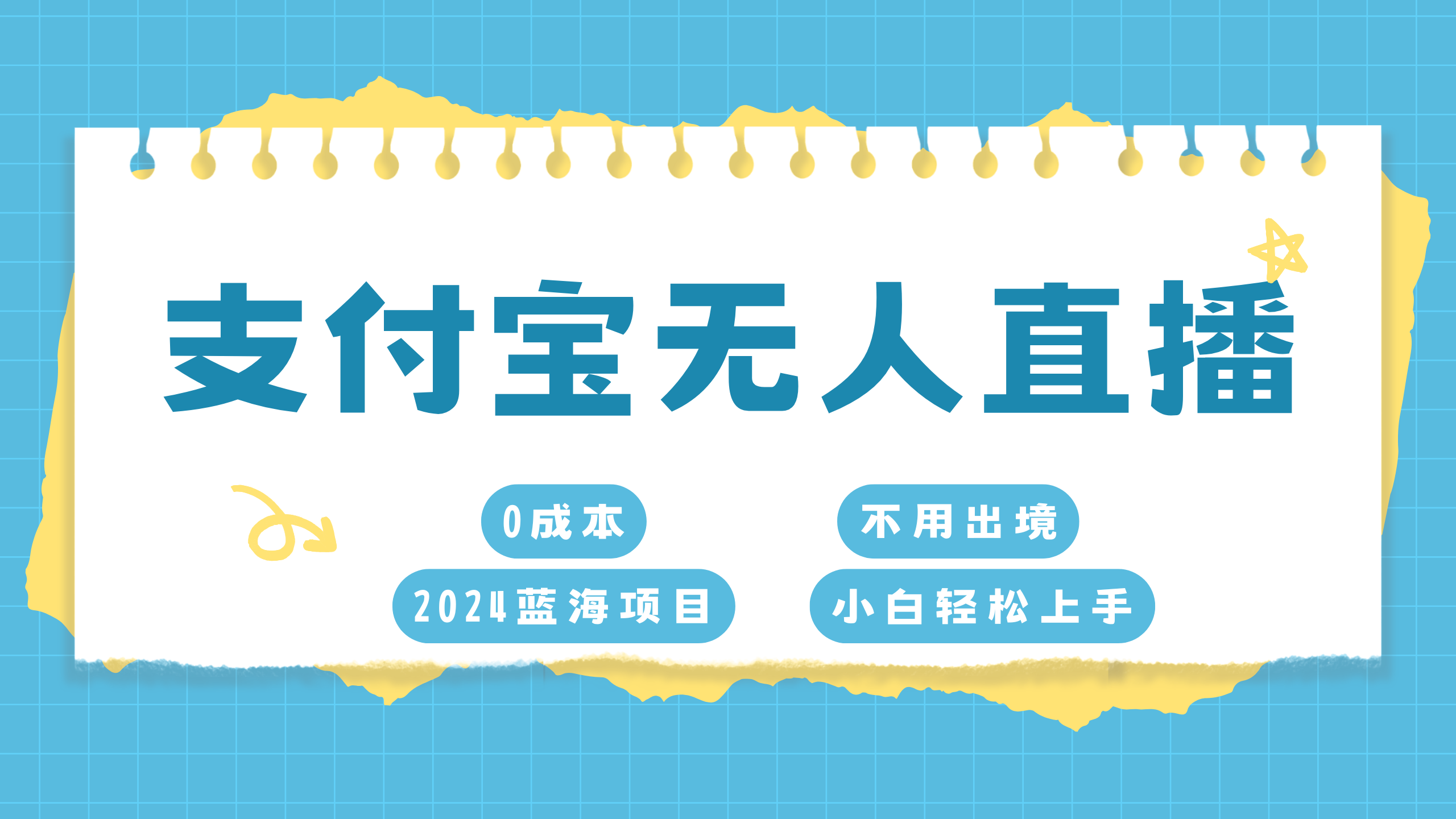 支付宝无人直播项目，单日收益最高8000+|冰针科技