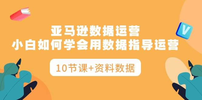 亚马逊数据运营，小白如何学会用数据指导运营（10节课+资料数据）|冰针科技